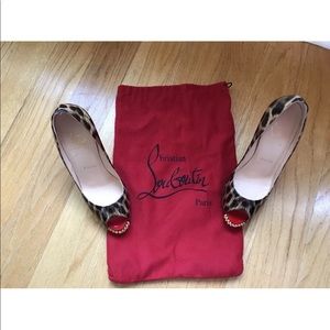 120 patent leopard Christian Louboutin